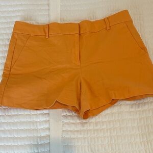 EUC Loft Riveria Short Size 8 Orange 4” Inseam